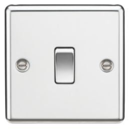 Knightsbridge  10AX 1-Gang Intermediate Switch Polished Chrome