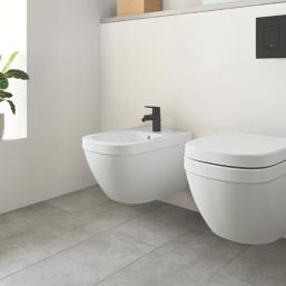 Grohe Start Matt Black 147mm Mono Bidet Mixer Tap  With Pop-Up Waste