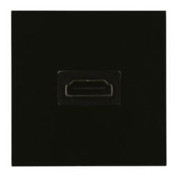 LAP Modular HDMI Socket Black - Screwfix