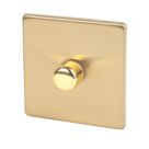 Varilight V-Pro 1-Gang 2-Way LED Dimmer Switch  Brushed Brass