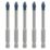 Bosch Expert Hex Shank Carbide Tile Drill Bit Set 6mm x 90mm 5 Pieces
