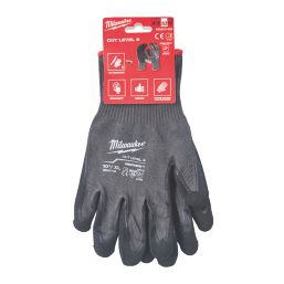 Milwaukee  Dipped Gloves Grey X Large