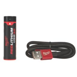 Milwaukee L4SL Rechargeable LED Stick Light Red/Black 550lm