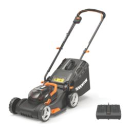 Worx WG743E.1 40V 2 x 4.0Ah Lithium PowerShare  Cordless 40cm Push Lawn Mower