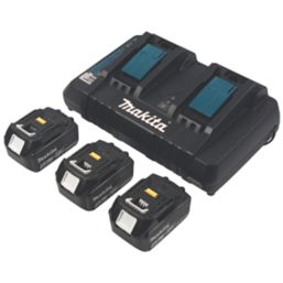 Makita DLX6068PT 18V 3 x 5.0Ah Li-Ion LXT  Cordless 6-Piece Kit