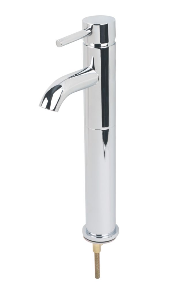 Swirl Ola Tall Bathroom Basin Mono Mixer Tap Chrome Screwfix
