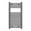 Flomasta 800mm x 400mm 1041BTU Anthracite Flat  Towel Radiator