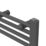 Flomasta 800mm x 400mm 1041BTU Anthracite Flat  Towel Radiator