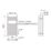 Flomasta 800mm x 400mm 1041BTU Anthracite Flat  Towel Radiator