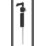 GateMate Advanced Hardware Lockable Drop Bolt  Black & Stainless Steel 600mm