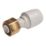 Hep2O  Plastic Push-Fit Straight Tap Connector 15mm x 1/2"