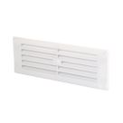 Map Vent Fixed Louvre  Vent White 229mm x 76mm