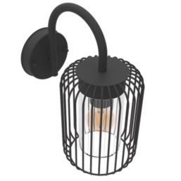 Calex Rome Outdoor Wall Light Black
