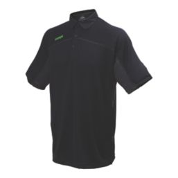 Apache Langley Polo Shirt Black X Large 47" Chest