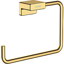 Hansgrohe AddStoris Towel Ring Polished Gold Optic