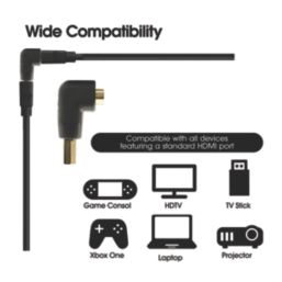 Labgear HDMI Right Angle HDMI Adaptor