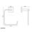 Essentials Linear Towel Ring Chrome 145mm x 88mm x 190mm