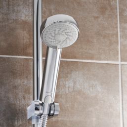 Aqualisa Smart Link Gravity-Pumped Ceiling-Fed Chrome Thermostatic Shower & Bath Filler