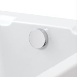 Aqualisa Smart Link Gravity-Pumped Ceiling-Fed Chrome Thermostatic Shower & Bath Filler