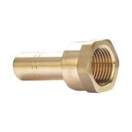 Hep2O  Plastic Push-Fit Adapting Keyless Spigot Female Coupler 15mm x 1/2"