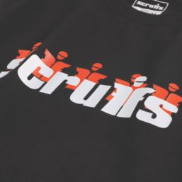 Scruffs Graphic Short Sleeve T-Shirt Black Small 38" Chest