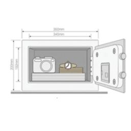 Yale YSEB/200/EB1  PIN Code High Security Safe 9.6Ltr