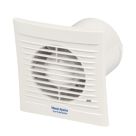 Vent-Axia 441625 Lo-Carbon Silhouette 100mm (4") Axial Bathroom Extractor Fan with Timer White 230V