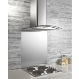 Hafele  Stainless Steel Catering Grade Splashback 600mm x 750mm x 8mm