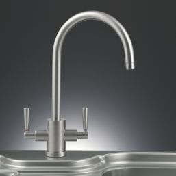 Franke Olympus Dual-Lever Mono Mixer Kitchen Tap Decor Steel