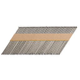 Milwaukee Bright 34° D-Head Smooth Shank Collated Nails 2.8mm x 75mm 2200 Pack
