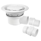 McAlpine TSG52WH Trapped Shower Gully 50mm Water Seal