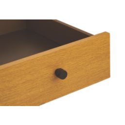 Elite Knobs & Handles Kensington Knurled Cabinet Knob Matt Black 25mm