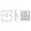 Knightsbridge  1-Gang RJ45 Ethernet Socket Antique Brass