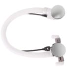 ETAL Freeflow Chrome Round Head Bath Overflow Filler Tap  With Pop-Up Waste