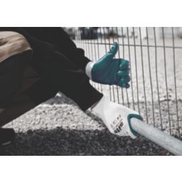 Site  Nitrile Coated Gloves White/Blue X Large