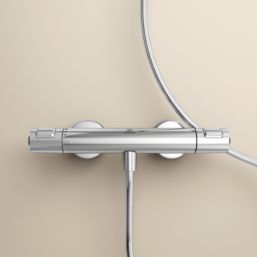 Ideal Standard Ceratherm T25 Exposed Single Outlet Thermostatic Chrome Shower Mixer Valve
