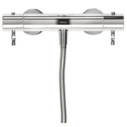 Croydex Metlex Inclusive  Exposed Chrome Thermostatic Shower Set 85mm