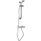 Croydex Metlex Inclusive  Exposed Chrome Thermostatic Shower Set 85mm