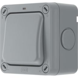 British General  IP66 20A 1-Gang 2-Way Weatherproof Outdoor Switch with Neon