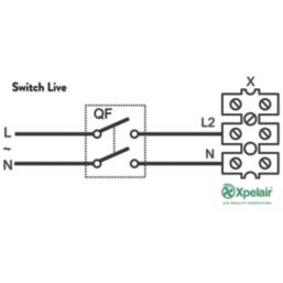 Xpelair XIMX100 4" Axial Inline Extractor Fan  240V