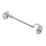 Cabin Hook Polished Chrome 150mm