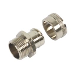 Adaptaflex Type A Straight Fixed External Thread Conduit Fittings M20 x 20mm 10 Pack