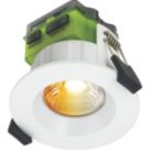 Luceco FType Mk 2 Regressed Fixed  Fire Rated LED Downlight Dim to Warm & CCT White 4-6W 675/690lm