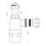 Viva Adjustable 40mm Sink or Urinal Magna 1½" Telescopic Bottle Trap