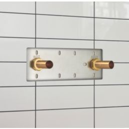 Highlife Bathrooms  In-Wall Shower Fixing Plate Chrome