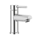 Aqualisa Uptown Chrome 116mm Standard Lever Mono Basin Pillar Tap  With Clicker Waste