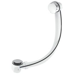 McAlpine Bath Waste Polished Stainless Steel