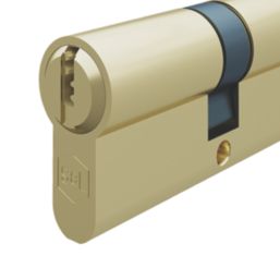 Smith & Locke  6-Pin Cylinder Lock 45-50 (95mm) Brass