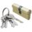 Smith & Locke  6-Pin Cylinder Lock 45-50 (95mm) Brass