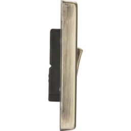 Knightsbridge  10AX 1-Gang 2-Way Light Switch  Antique Brass